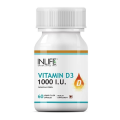 inlife vitamin d3 cholecalciferol supplement for men women 1000 iu  60 capsules 60s 